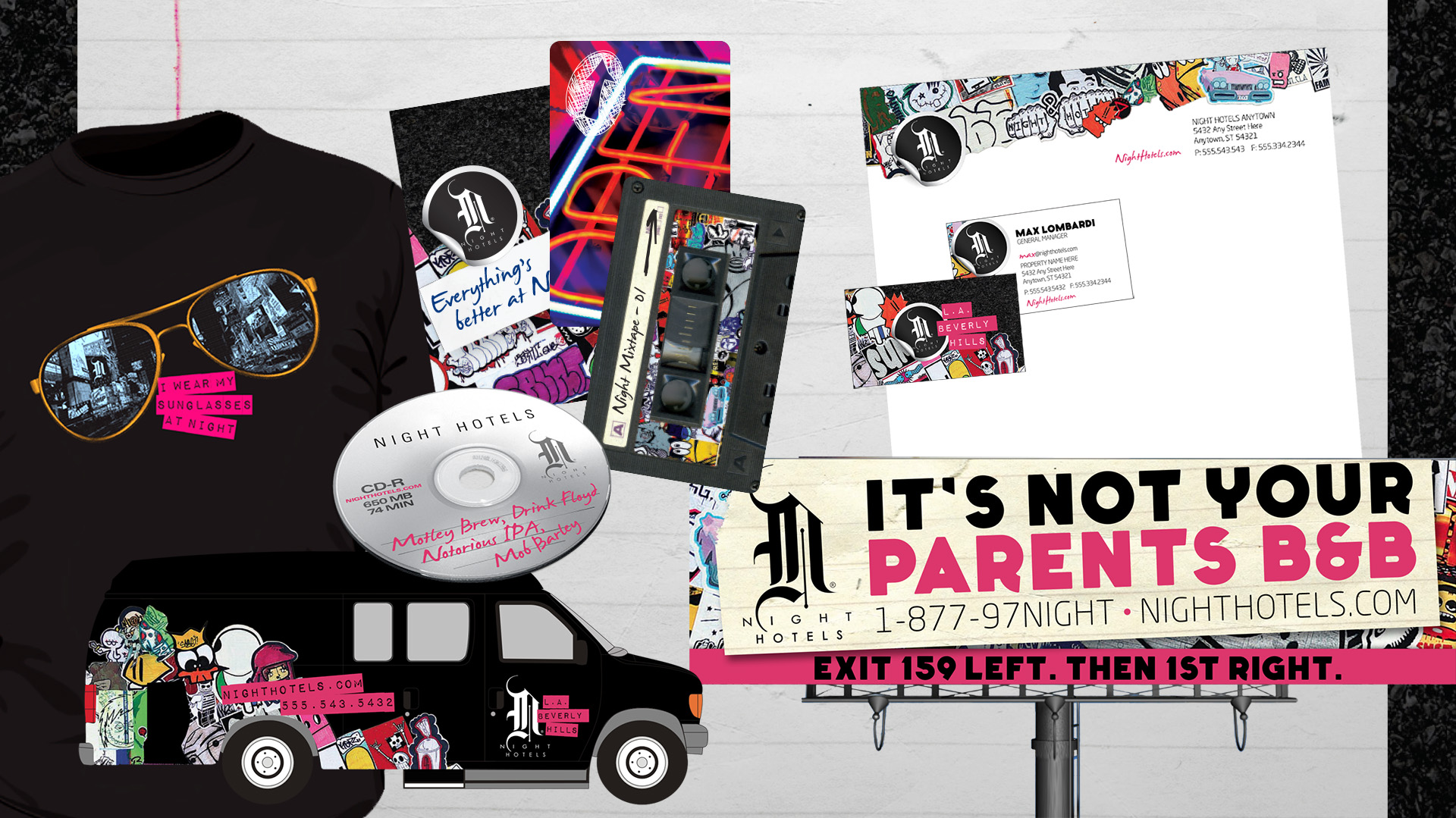 Night Hotels Marketing Materials