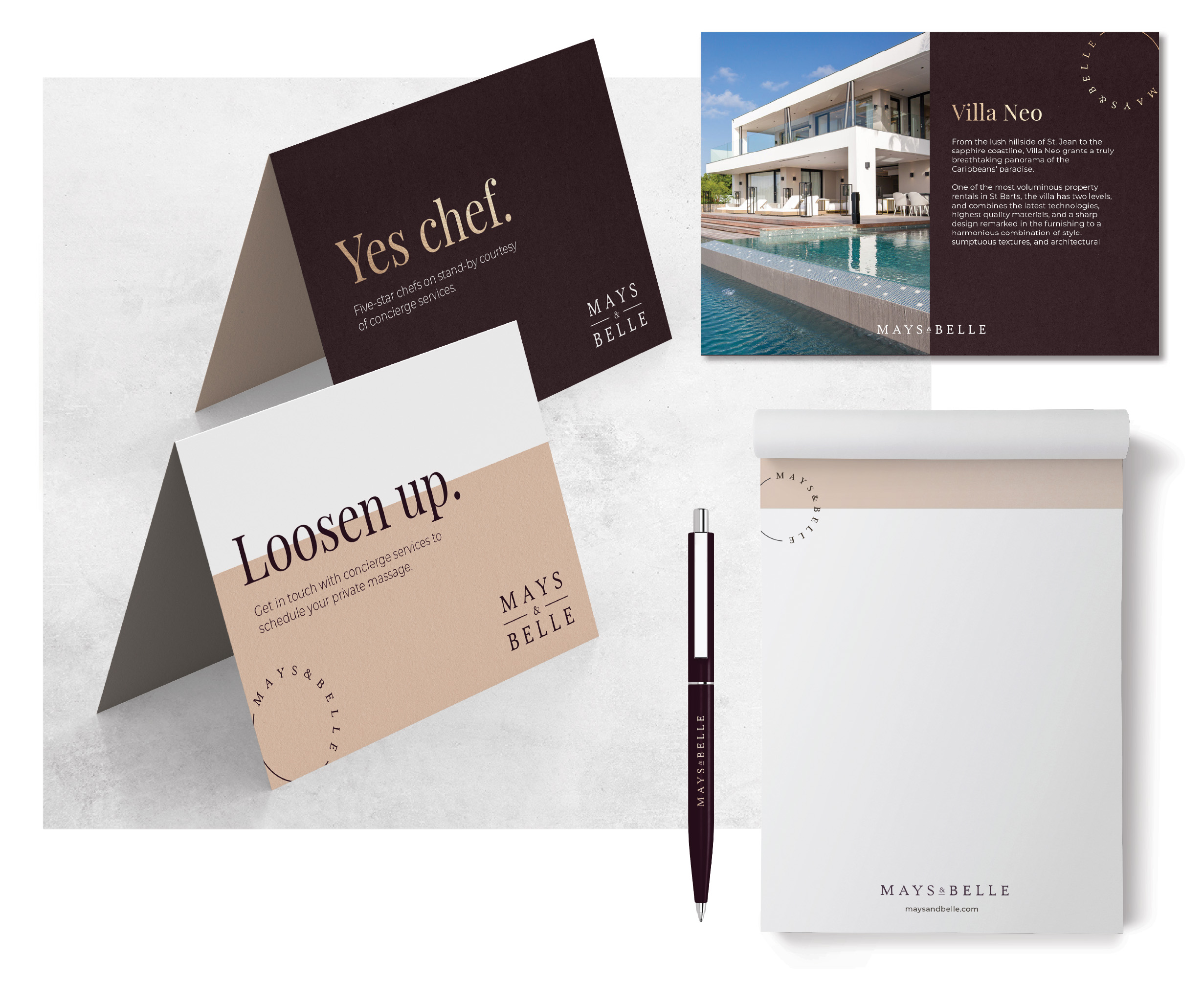 Mays & Belle Marketing Materials