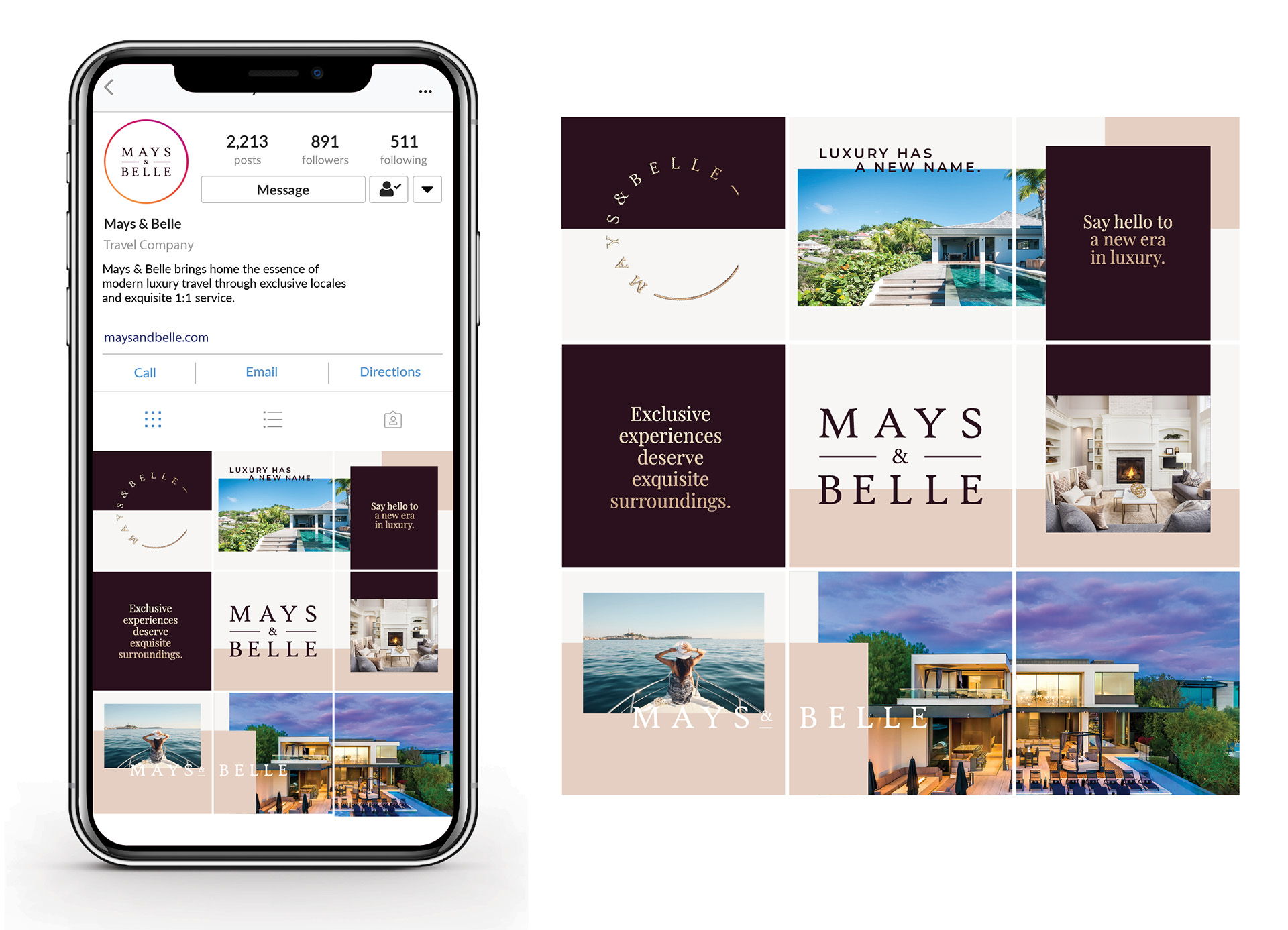 Mays & Belle Marketing Materials