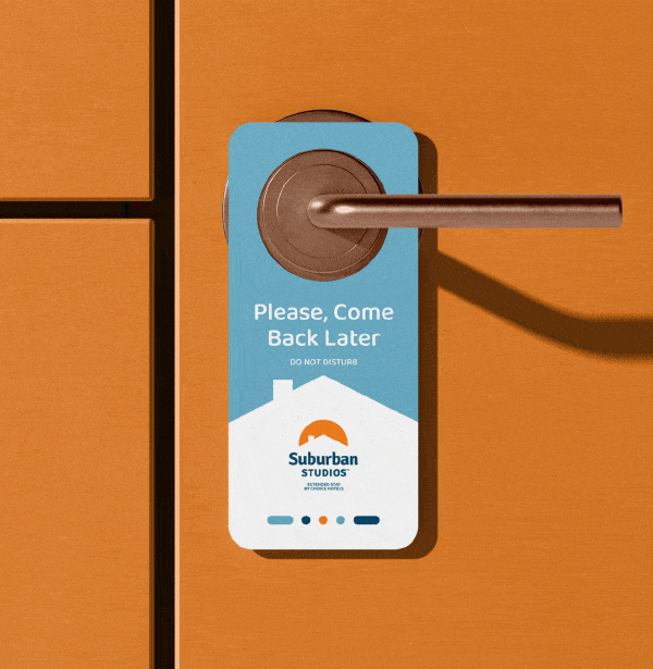 Suburban Hotels Door Hangers